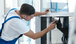 Textured window films